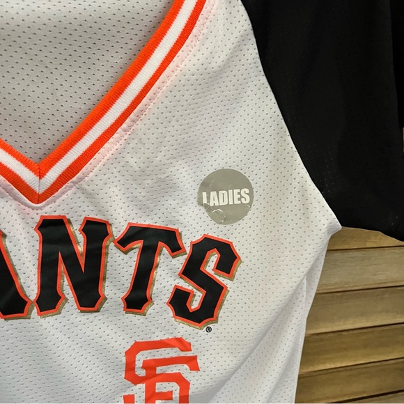 San Francisco Giants V Neck Top Genuine Merchandise by Campus Lifestyle Medium - Picture 6 of 9